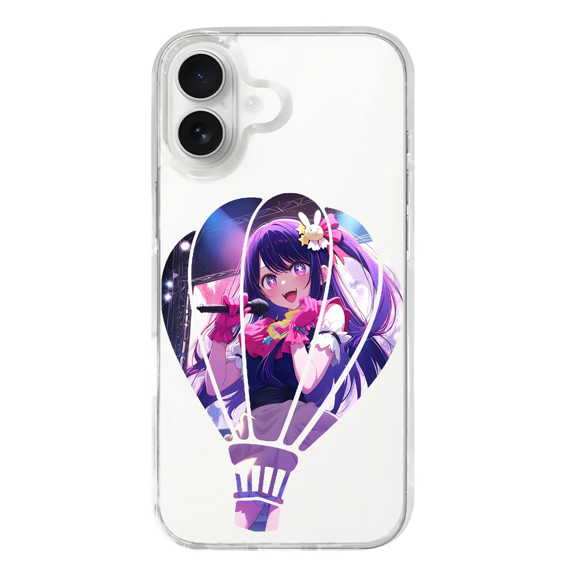 推しの子 グッズ,星野アイ - iPhone 17シリーズ 透明スマホケース – 薄型・耐衝撃・精密フィット保護カバー